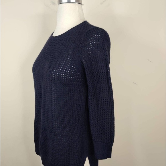 Ann Taylor Navy Crew Neck Sweater - Picture 5 of 7